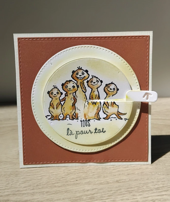 carte fantaisie illustrée artisanale