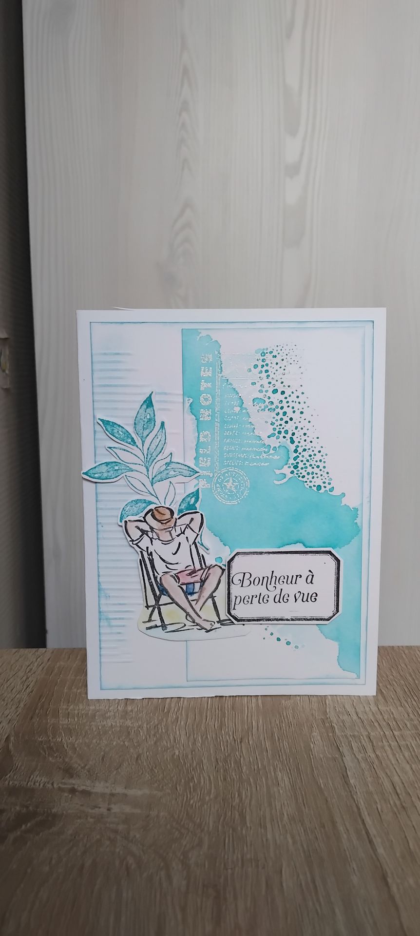 carte fantaisie illustrée artisanale