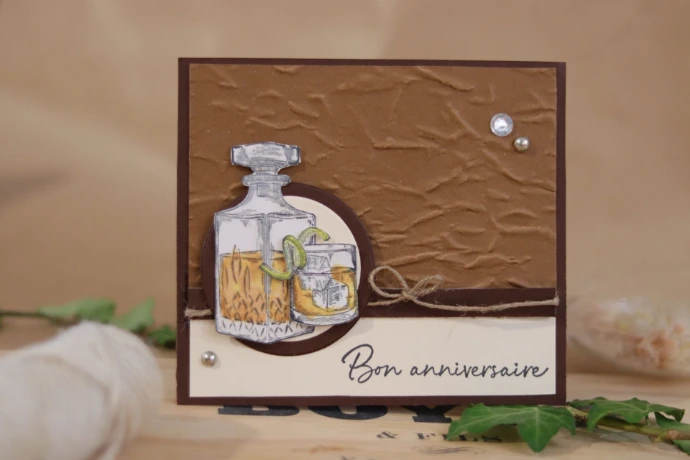 carte fantaisie illustrée artisanale