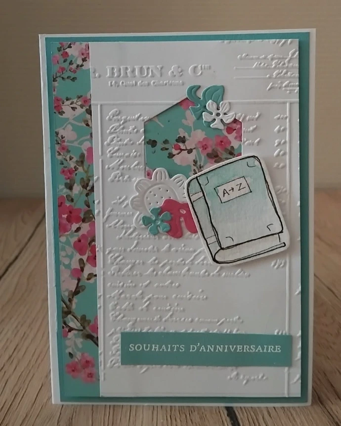 carte fantaisie personnalisée fait main