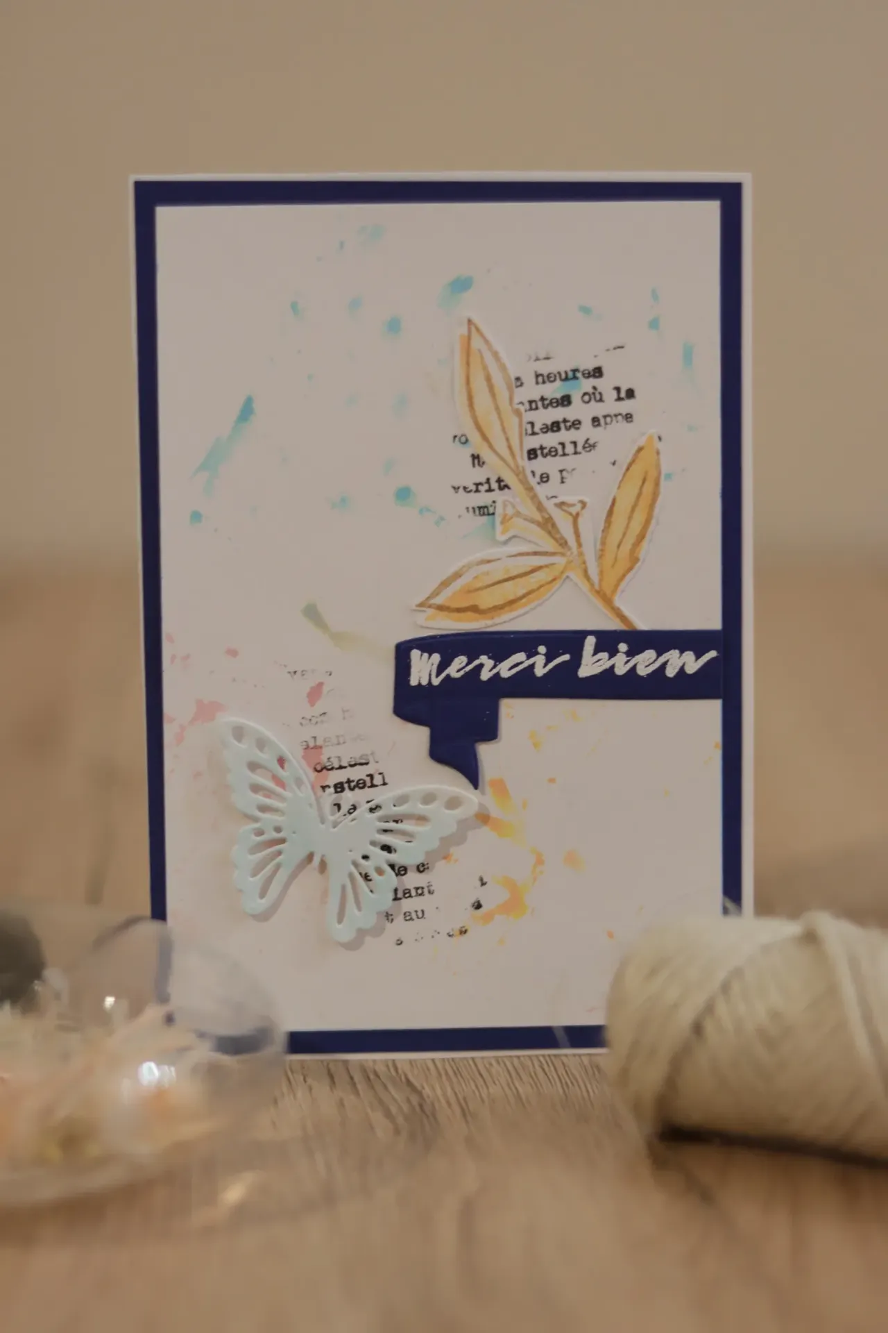 Carte Merci en MixedMedia