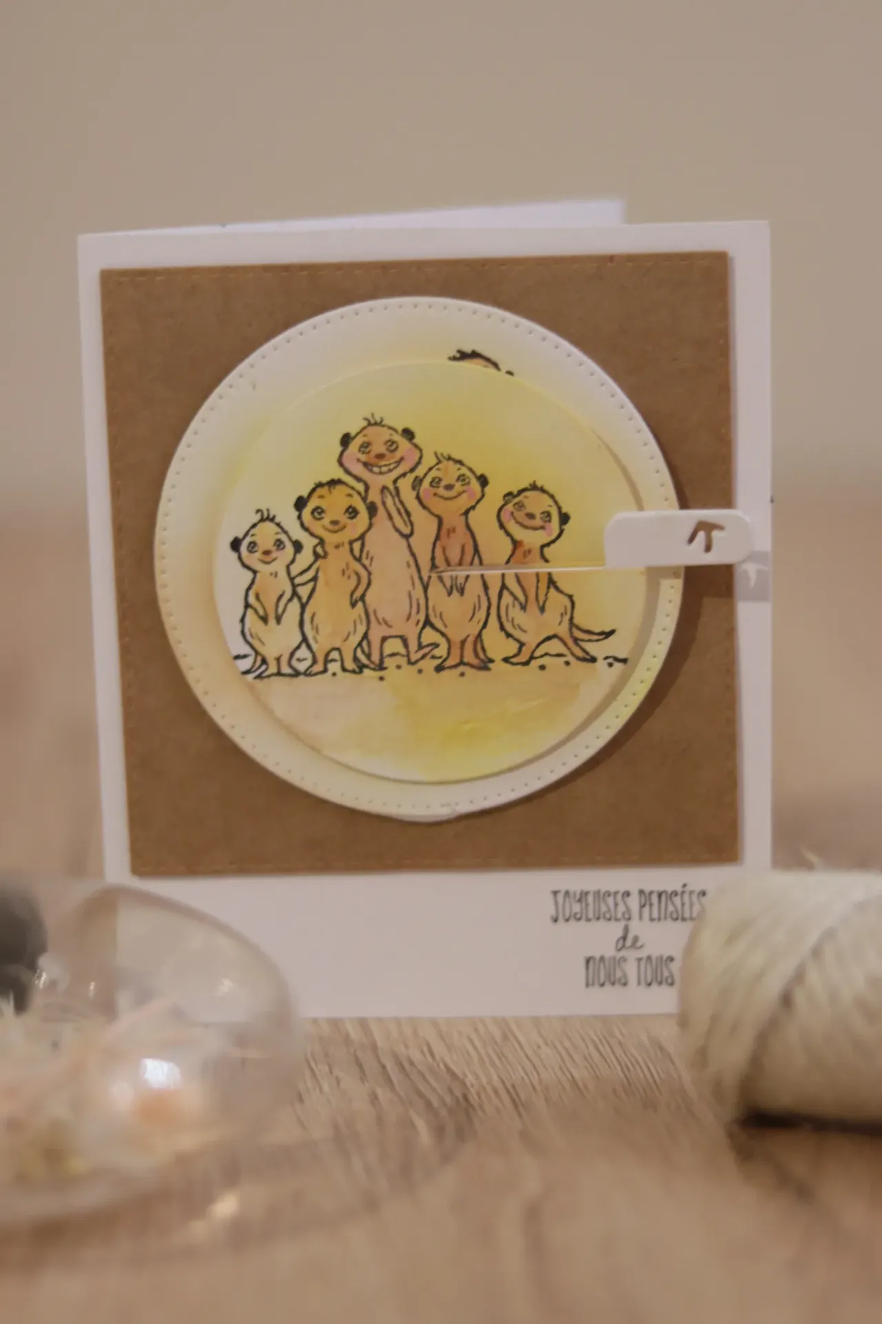 Carte à mécanisme Suricates